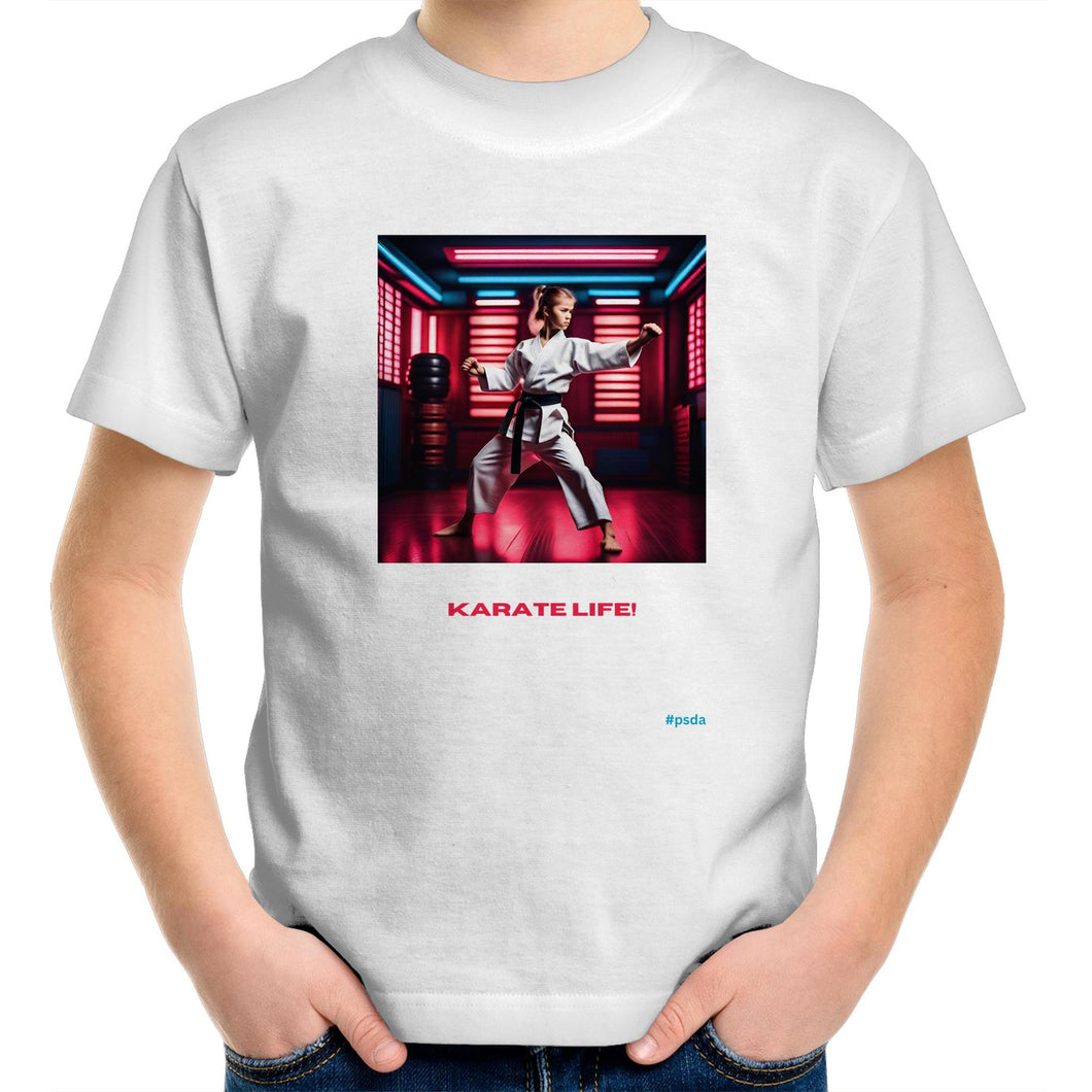 Girls Karate Ultra Modern T-Shirt