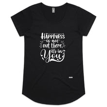 Load image into Gallery viewer, Happiness - Womens Scoop Neck T-Shirt
