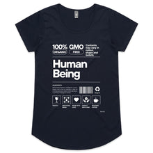 Load image into Gallery viewer, Human Being - Womens Scoop Neck T-Shirt
