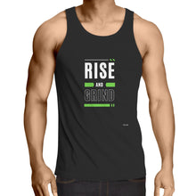 Load image into Gallery viewer, Rise And Grind - Mens Singlet Top
