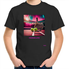 Load image into Gallery viewer, Tennis Life #1 - Girl&#39;s Wow Factor Designer T-Shirt
