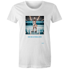 Load image into Gallery viewer, Girls Ice Skating Ultra Modern T-Shirt

