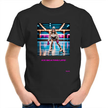 Load image into Gallery viewer, Ice Skating Life #2 - Girl&#39;s Wow Factor Designer T-Shirt
