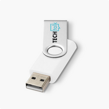 Load image into Gallery viewer, Rotate USB White – 16 GB
