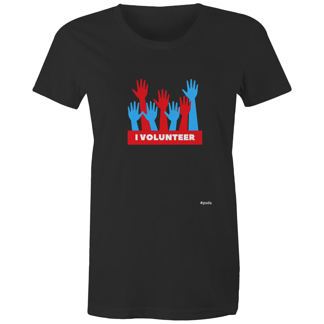 I Volunteer Ladies T-Shirt