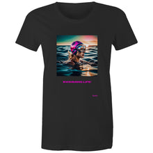 Load image into Gallery viewer, Female Swimming Lifestyle Ultra Modern T-Shirt
