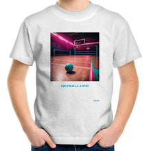 Load image into Gallery viewer, Netball Life #1 - Girl&#39;s Wow Factor Designer T-Shirt
