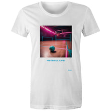 Load image into Gallery viewer, Netball Life #1 - Women&#39;s Designer Wow Factor T-Shirt
