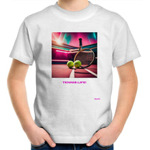 Load image into Gallery viewer, Tennis Life #1 - Girl&#39;s Wow Factor Designer T-Shirt
