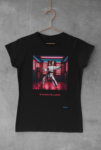 Girls Karate Ultra Modern T-Shirt