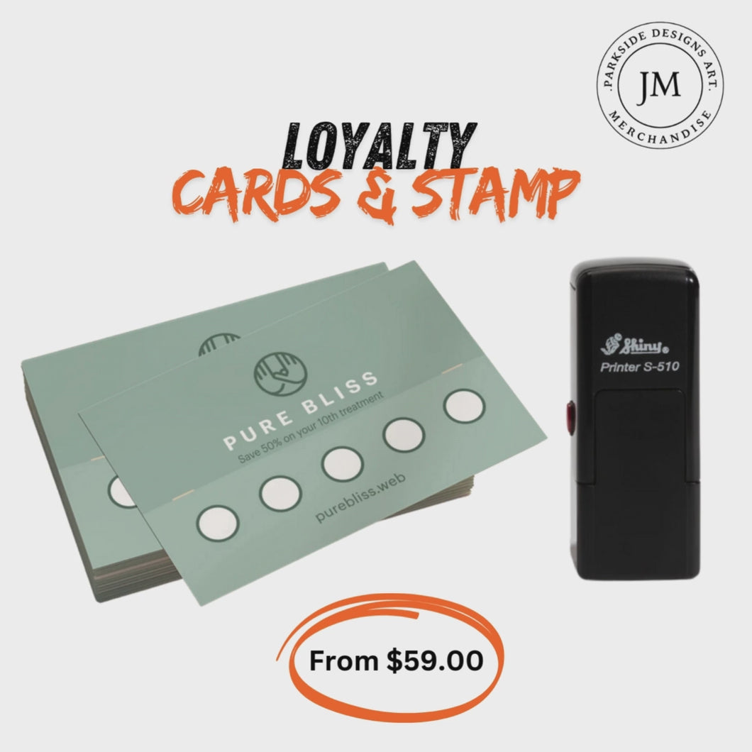 Loyalty Cards & Stamp Package