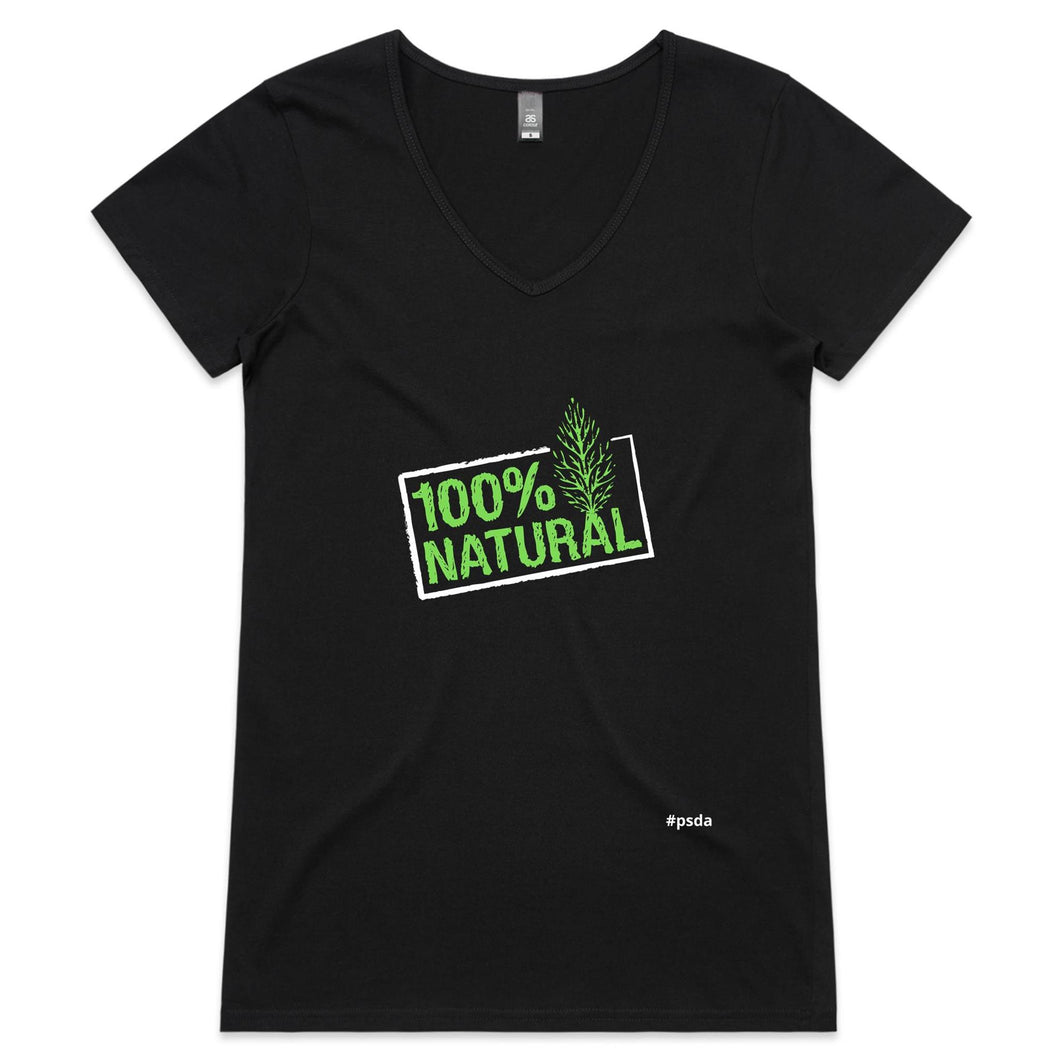 100% natural female tshirts australia