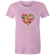Load image into Gallery viewer, food as medicine female tshirts australia
