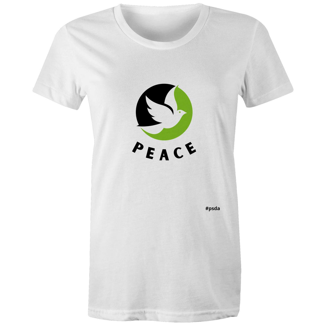 female peace dove tshirts australia