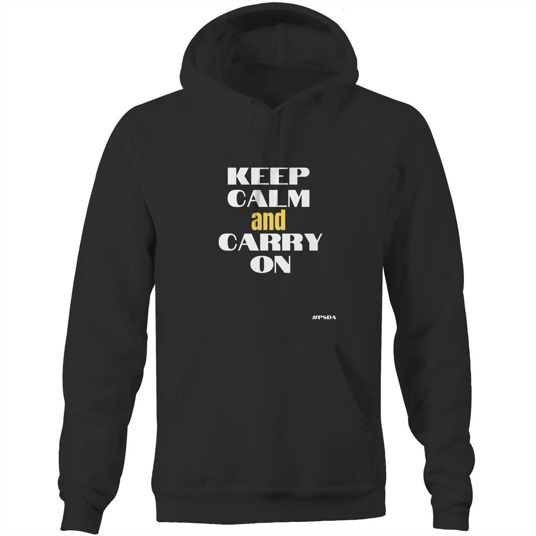 Keep Calm And Carry On - Pocket Hoodie Sweatshirt
