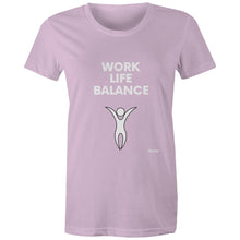 Load image into Gallery viewer, Work. Life. Balance. - High Quality Regular - Female T-Shirt
