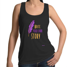 Load image into Gallery viewer, Write Your Own Story - Womens Singlet
