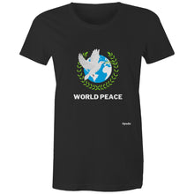 Load image into Gallery viewer, World Peace - High Quality Regular - Female T-Shirt
