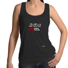 Load image into Gallery viewer, NO Animal Testing - Womens Singlet

