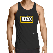 Load image into Gallery viewer, Stay Positive - Mens Singlet Top
