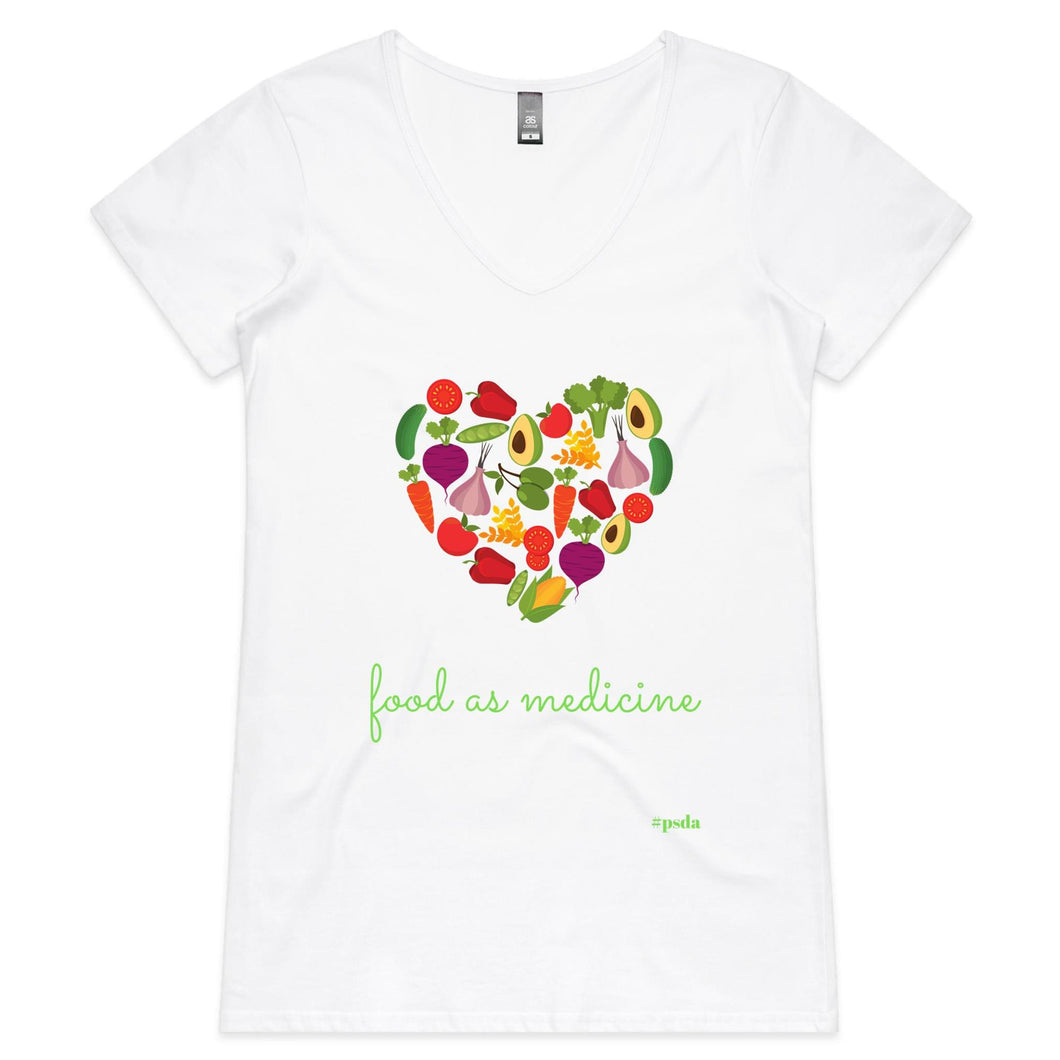 food as medicine female tshirts australia
