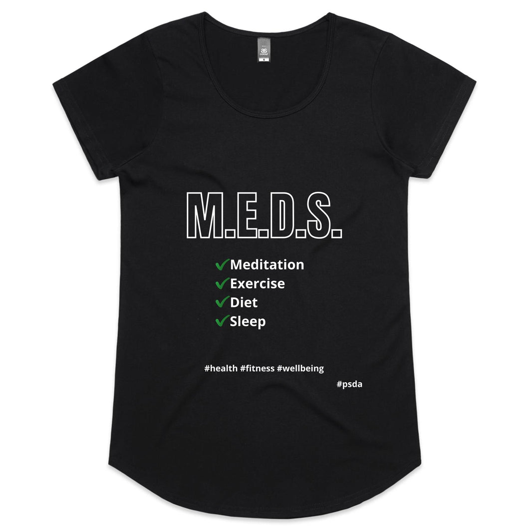 M.E.D.S. - Womens Scoop Neck T-Shirt