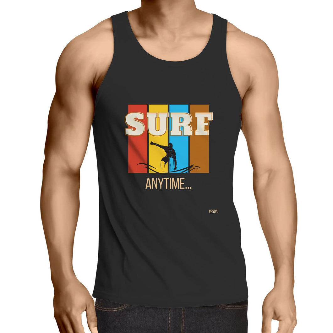 Surf Anytime - Mens Singlet Top