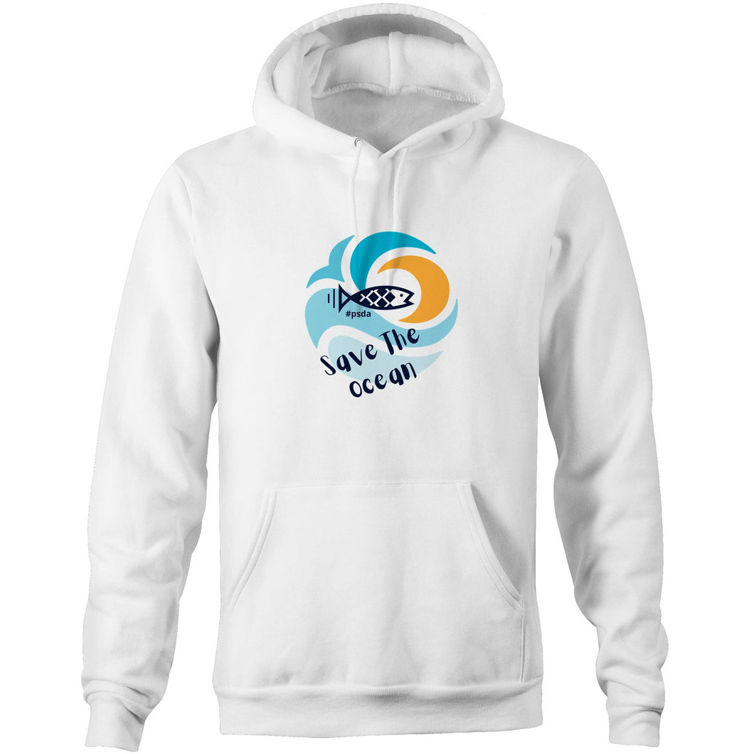 Save The Ocean - Pocket Hoodie Sweatshirt