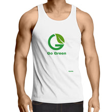 Load image into Gallery viewer, go green mens mens singlet tops australia
