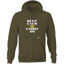 Load image into Gallery viewer, Keep Calm And Carry On - Pocket Hoodie Sweatshirt
