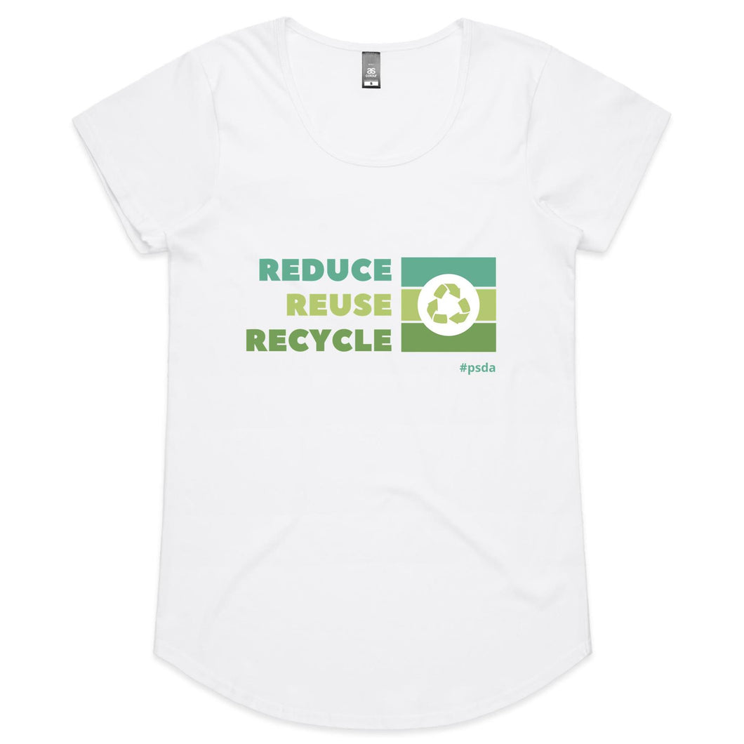 female recycling tshirts australia