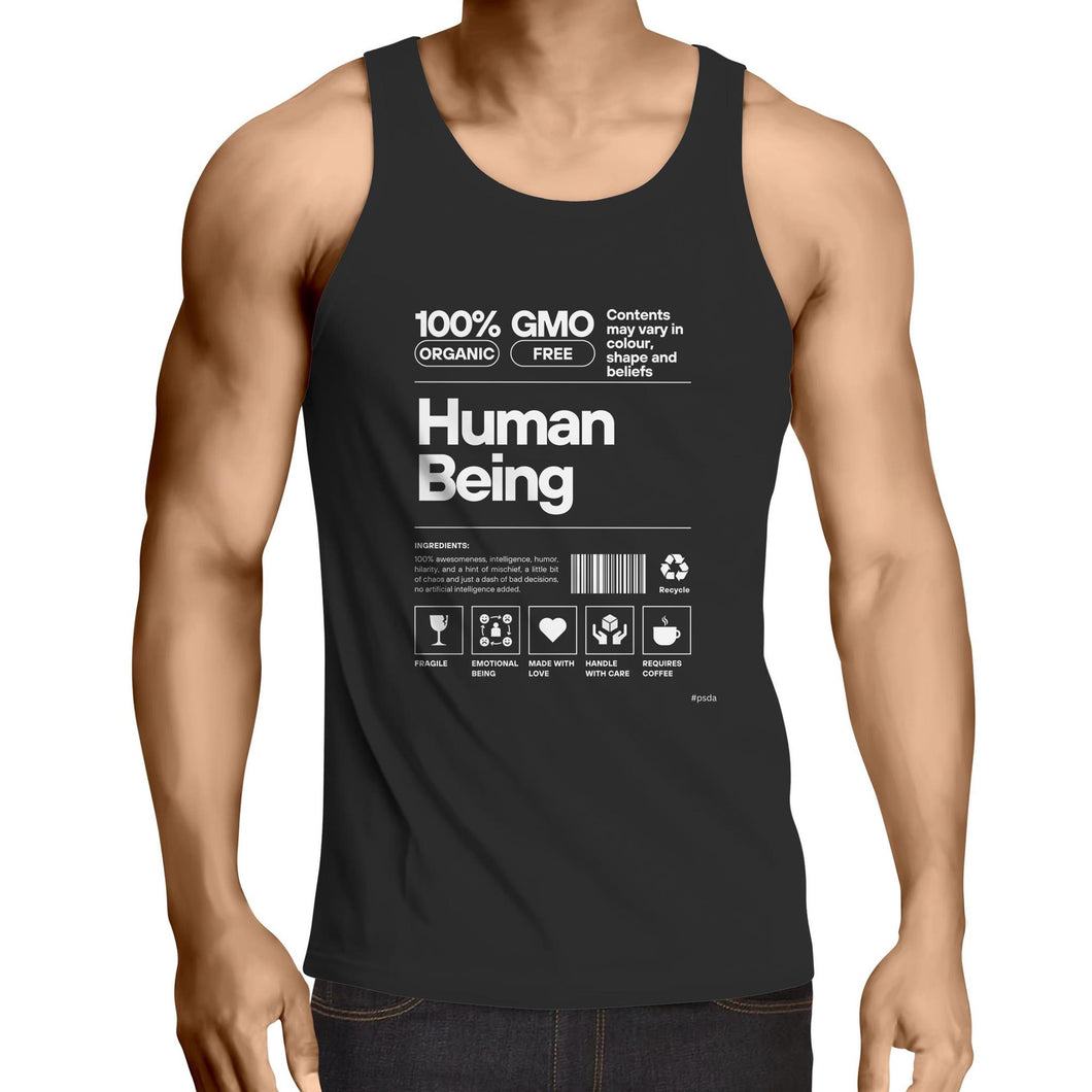 Human Being - Mens Singlet Top