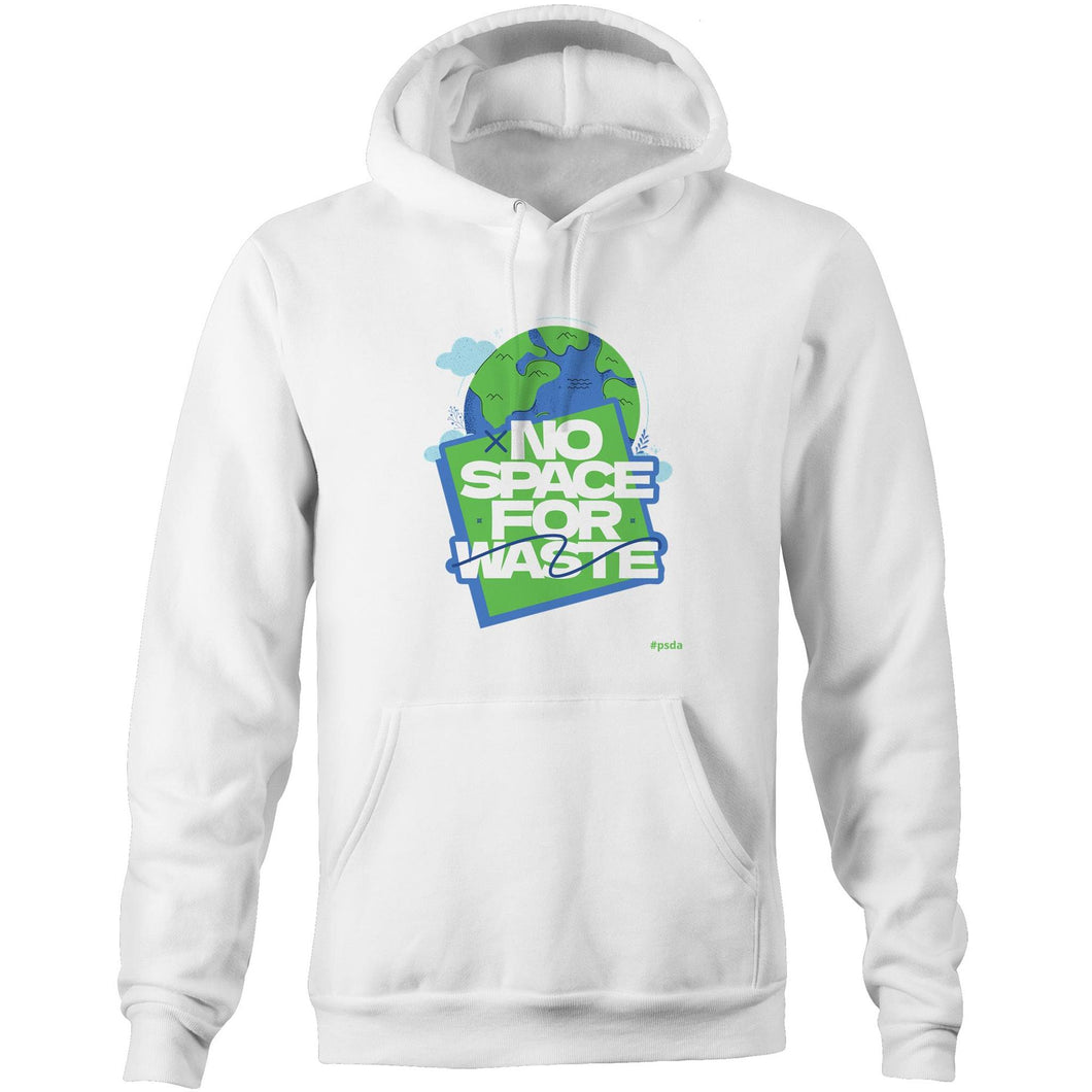 No Space For Waste - Pocket Hoodie Sweatshirt