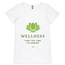 Load image into Gallery viewer, Wellness - Womens V-Neck T-Shirt
