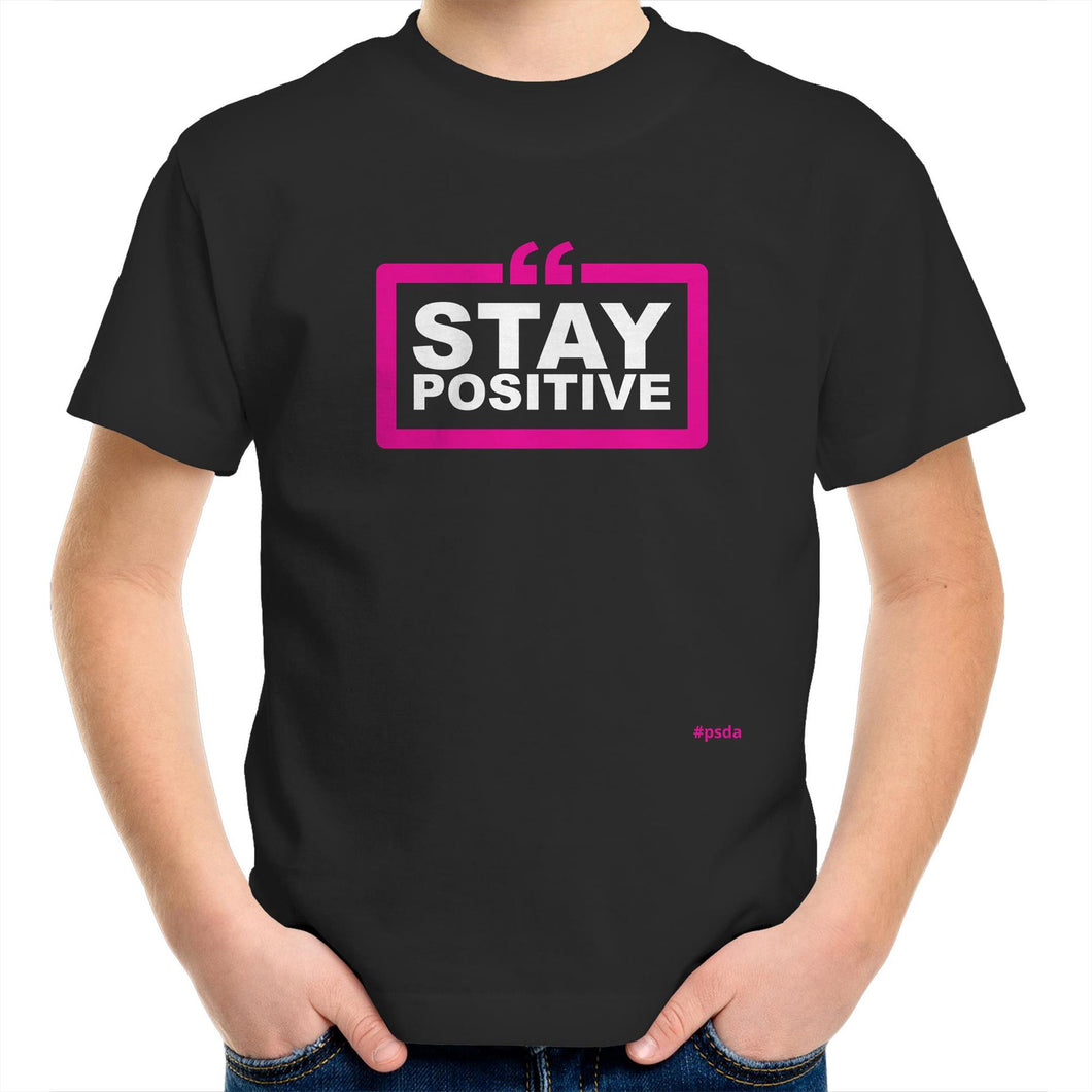 Stay Positive - Kids/Youth Crew T-Shirt