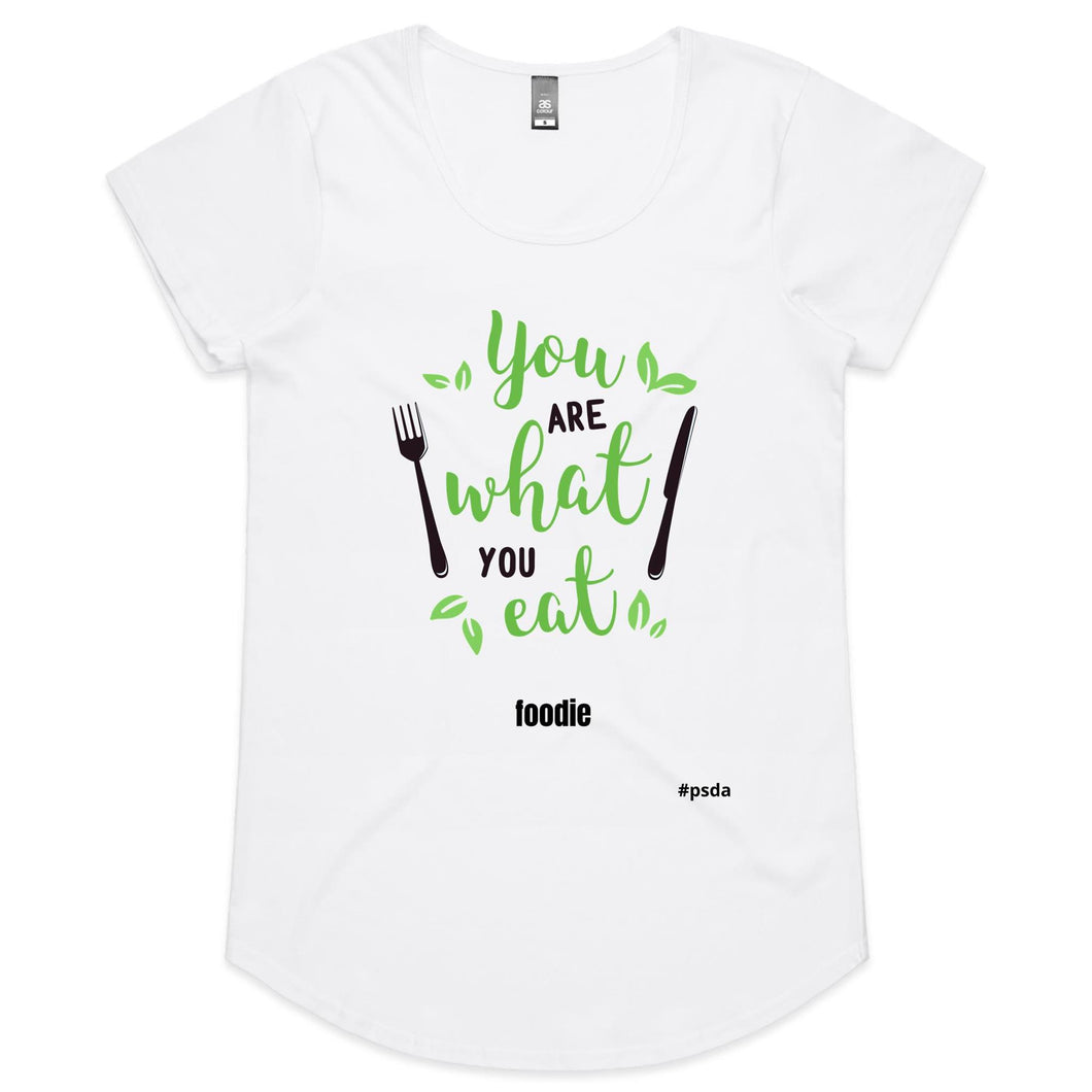 You Are What You Eat - Womens Scoop Neck T-Shirt