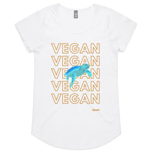 Load image into Gallery viewer, Vegan - Womens Scoop Neck T-Shirt

