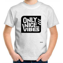 Load image into Gallery viewer, Only Nice Vibes - Kids/Youth Crew T-Shirt

