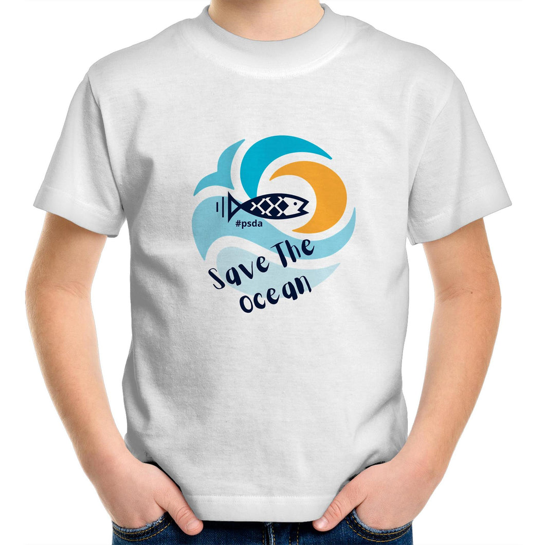 Save The Ocean - Kids/Youth Crew T-Shirt