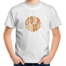 Load image into Gallery viewer, Good Vibes - Kids/Youth Crew T-Shirt
