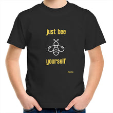 Load image into Gallery viewer, just bee yourself girls tshirts australia
