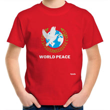Load image into Gallery viewer, World Peace - Kids/Youth Crew T-Shirt
