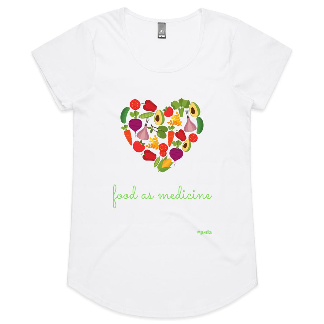 food as medicine female tshirts australia