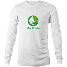 Load image into Gallery viewer, go green mens long sleeved tshirts
