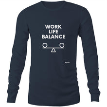 Load image into Gallery viewer, Work. Life. Balance. - Mens Long Sleeve T-Shirt

