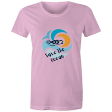 Load image into Gallery viewer, Save The Ocean - High Quality Regular - Female T-Shirt
