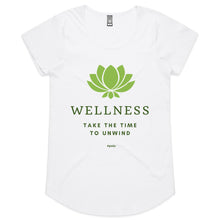 Load image into Gallery viewer, Wellness - Womens Scoop Neck T-Shirt
