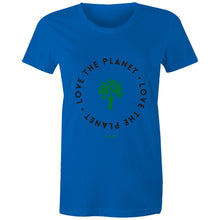 Load image into Gallery viewer, female love the planet tshirts australia
