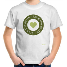 Load image into Gallery viewer, Love The Earth - Kids/Youth Crew T-Shirt
