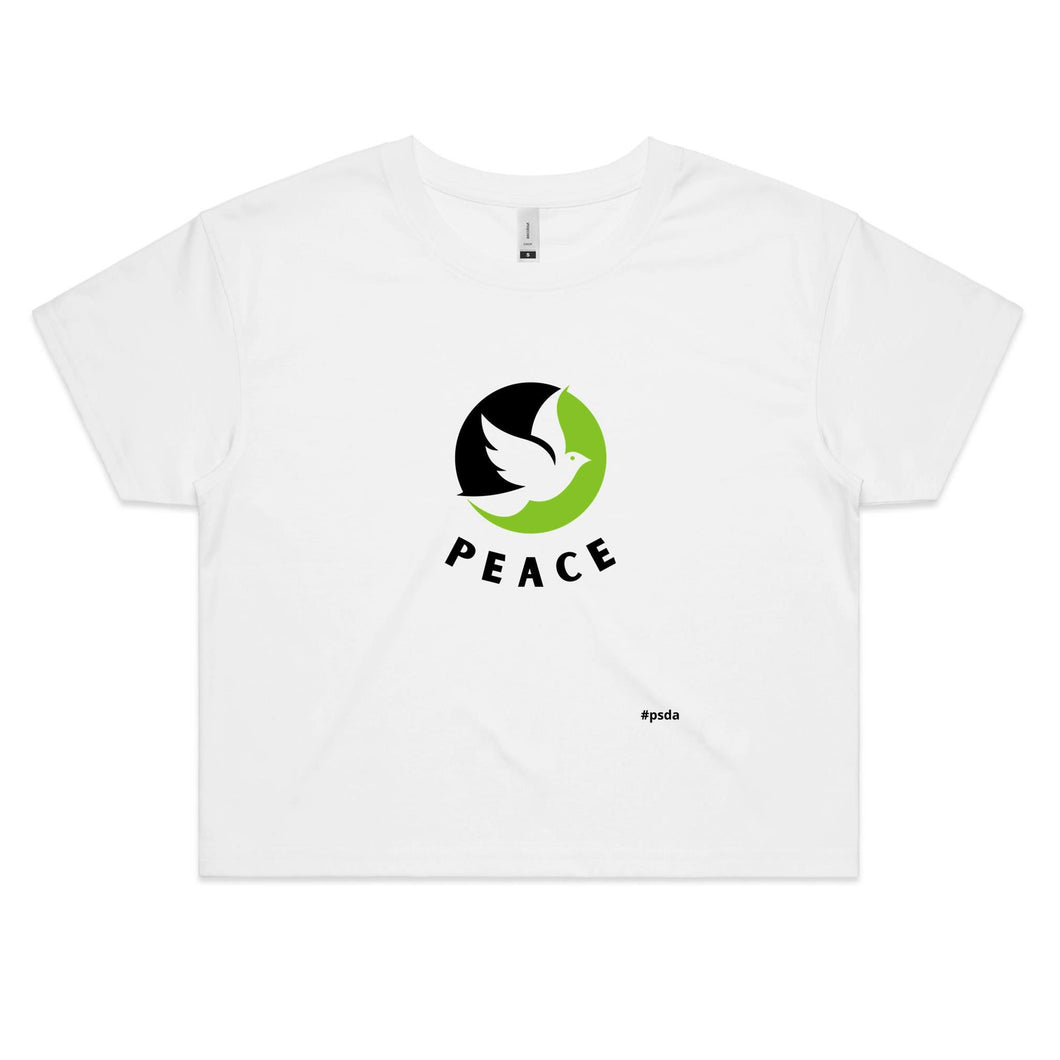 Peace - Women's Crop Tee